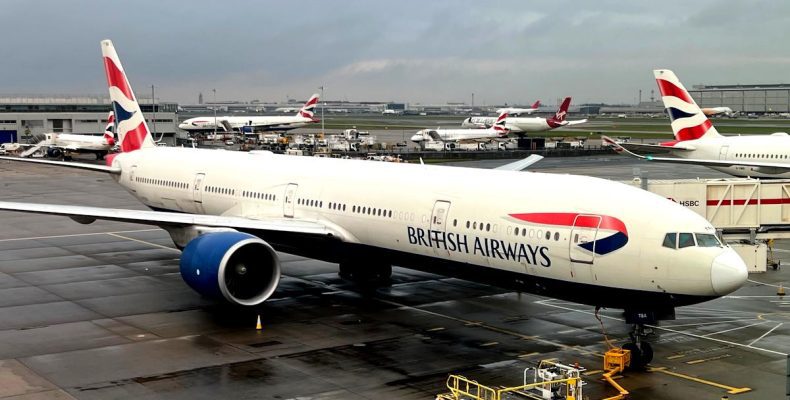 British Airways Captain's Family Flight Surprise